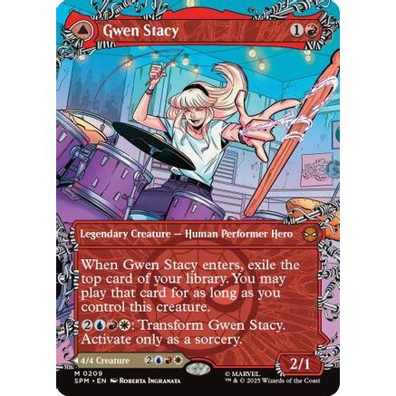 Gwen Stacy (0209) (Borderless) (SPM-209) - Marvel's Spider-Man Foil