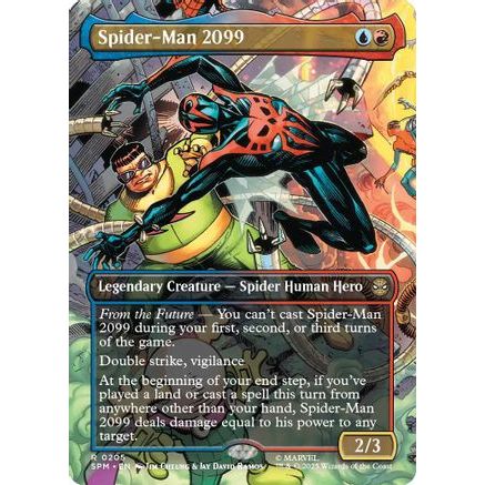 Spider-Man 2099 (0205) (Borderless) (SPM-205) - Marvel's Spider-Man Foil