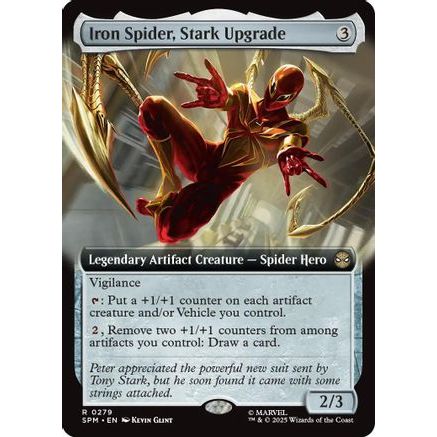 Iron Spider, Stark Upgrade (Extended Art) (SPM-279) - Marvel's Spider-Man