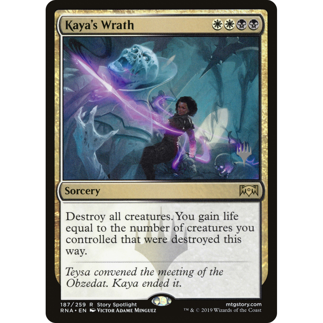 Kaya's Wrath (PPELD-187) - Ravnica Allegiance Promos Foil