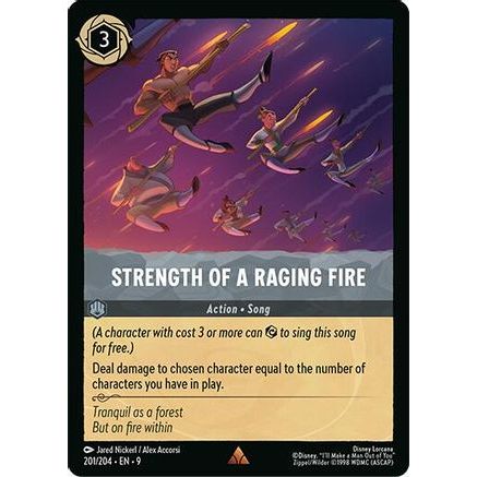 Strength of a Raging Fire (201/204) - Fabled Cold Foil