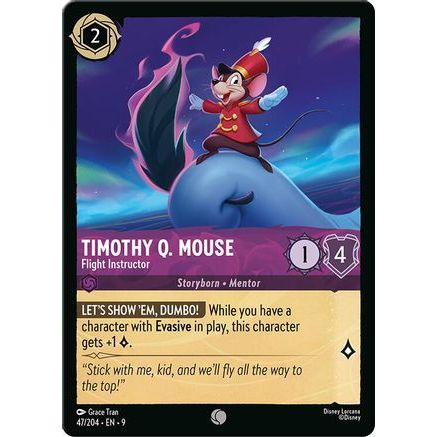 Timothy Q. Mouse - Flight Instructor (47/204) - Fabled Cold Foil