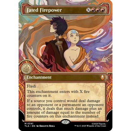 Fated Firepower (Showcase) (TLA-341) - Avatar: The Last Airbender Foil