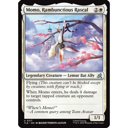 Momo, Rambunctious Rascal (TLE-217) - Avatar: The Last Airbender: Eternal-Legal Foil