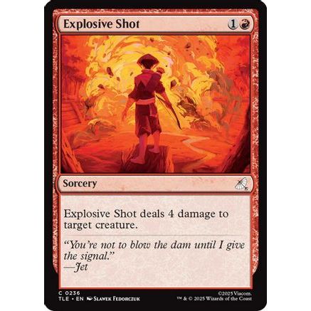 Explosive Shot (TLE-236) - Avatar: The Last Airbender: Eternal-Legal