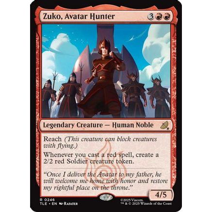 Zuko, Avatar Hunter (TLE-246) - Avatar: The Last Airbender: Eternal-Legal Foil