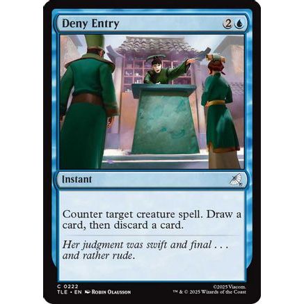 Deny Entry (TLE-222) - Avatar: The Last Airbender: Eternal-Legal