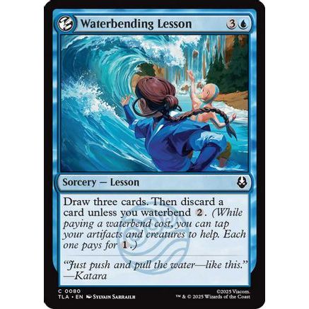 Waterbending Lesson (TLA-080) - Avatar: The Last Airbender Foil