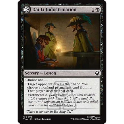 Dai Li Indoctrination (TLA-093) - Avatar: The Last Airbender Foil