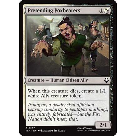 Pretending Poxbearers (TLA-237) - Avatar: The Last Airbender Foil