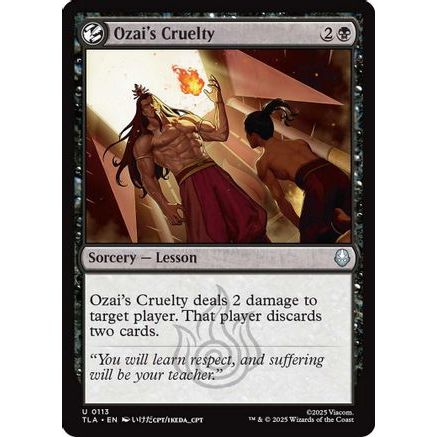 Ozai's Cruelty (TLA-113) - Avatar: The Last Airbender Foil
