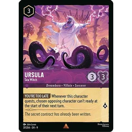 Ursula - Sea Witch (37/204) - Fabled Cold Foil