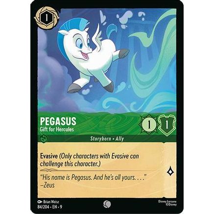 Pegasus - Gift for Hercules (84/204) - Fabled Cold Foil
