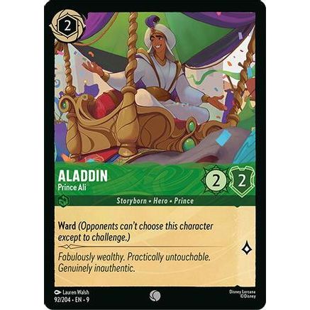 Aladdin - Prince Ali (92/204) - Fabled Cold Foil