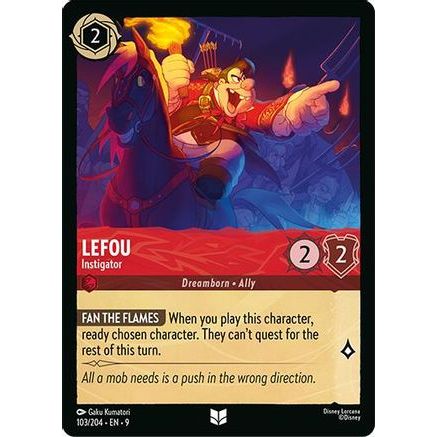 LeFou - Instigator (103/204) - Fabled Cold Foil