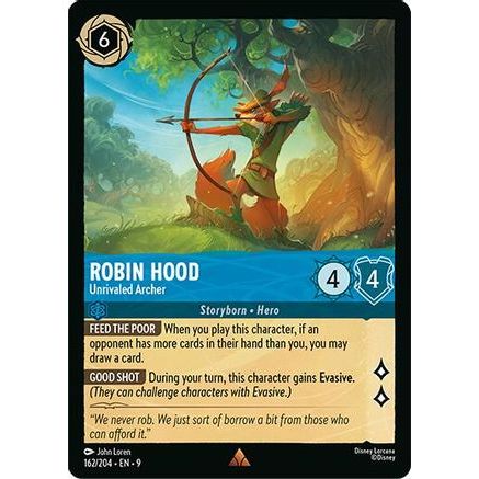 Robin Hood - Unrivaled Archer (162/204) - Fabled Cold Foil