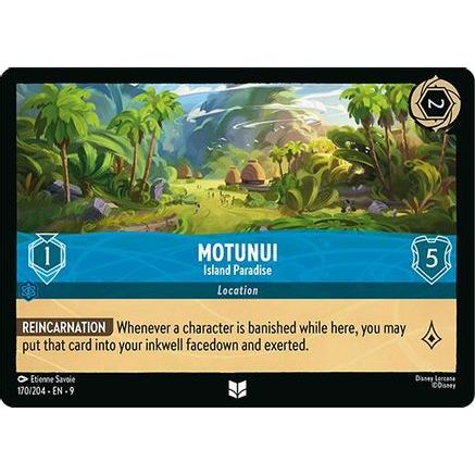 Motunui - Island Paradise (170/204) - Fabled Cold Foil