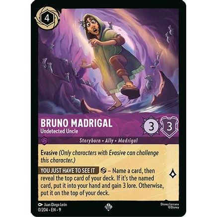 Bruno Madrigal - Undetected Uncle (0/204) - Fabled Cold Foil
