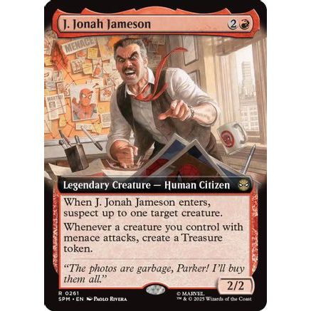 J. Jonah Jameson (Extended Art) (SPM-261) - Marvel's Spider-Man Foil