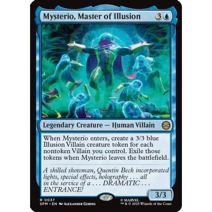 Mysterio, Master of Illusion (SPM-037) - Marvel's Spider-Man Foil