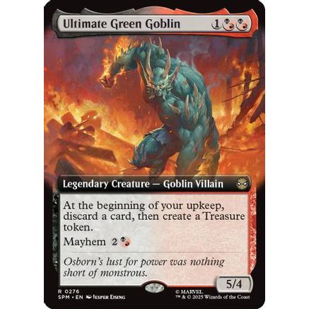 Ultimate Green Goblin (Extended Art) (SPM-276) - Marvel's Spider-Man Foil