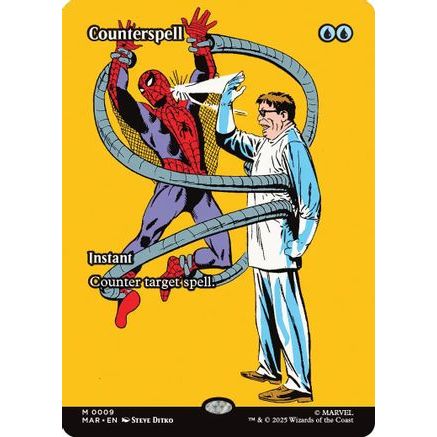 Counterspell (Borderless) (MAR-009) - Marvel Eternal-Legal Foil