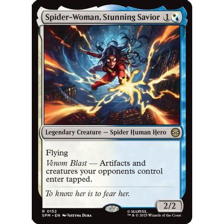 Spider-Woman, Stunning Savior (SPM-152) - Marvel's Spider-Man Foil