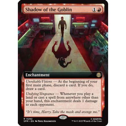 Shadow of the Goblin (Extended Art) (SPM-262) - Marvel's Spider-Man Foil