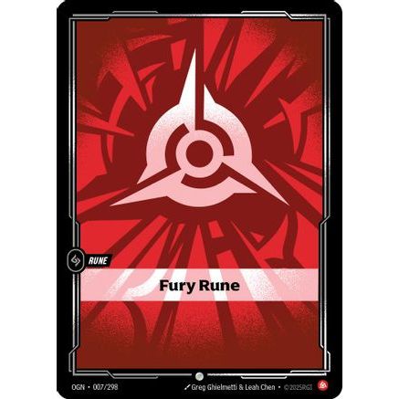 Fury Rune (007/298) - Origins Foil