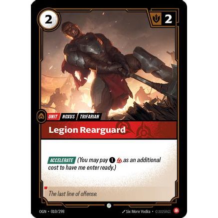 Legion Rearguard (010/298) - Origins Foil