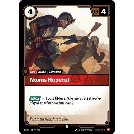 Noxus Hopeful (012/298) - Origins Foil