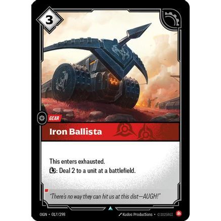 Iron Ballista (017/298) - Origins Foil