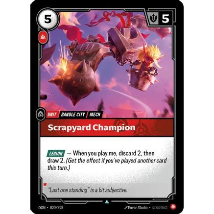 Scrapyard Champion (020/298) - Origins