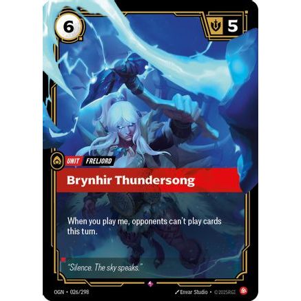 Brynhir Thundersong (026/298) - Origins Foil