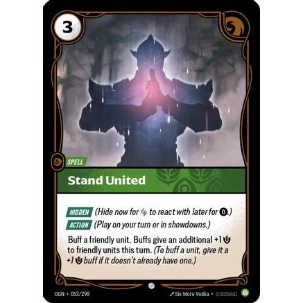Stand United (053/298) - Origins