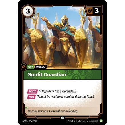 Sunlit Guardian (054/298) - Origins Foil