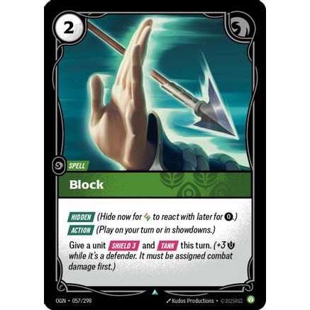 Block (057/298) - Origins Foil