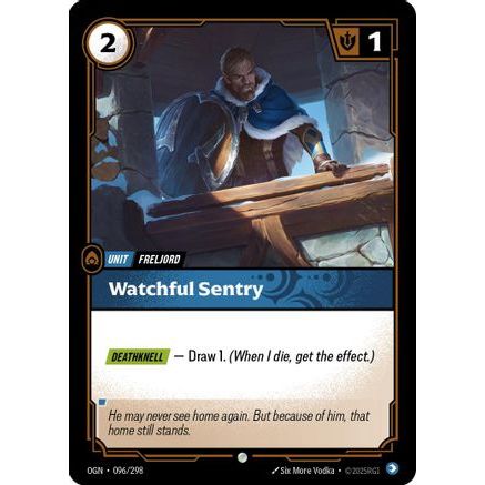 Watchful Sentry (096/298) - Origins Foil