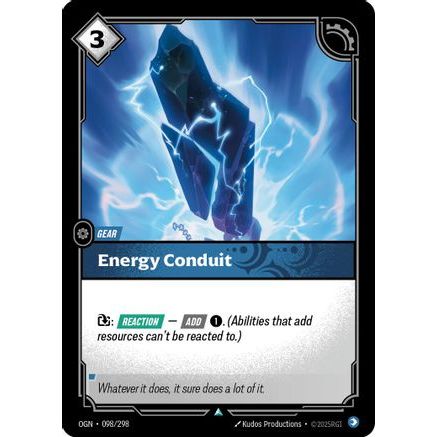 Energy Conduit (098/298) - Origins
