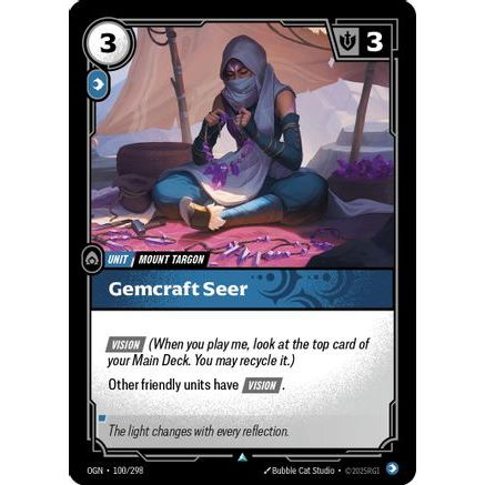Gemcraft Seer (100/298) - Origins Foil