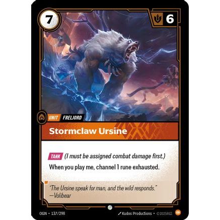 Stormclaw Ursine (137/298) - Origins
