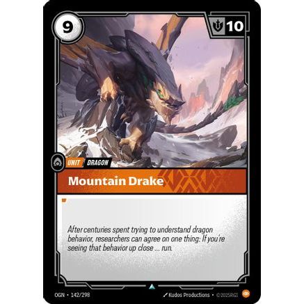 Mountain Drake (142/298) - Origins Foil
