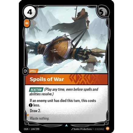 Spoils of War (144/298) - Origins Foil