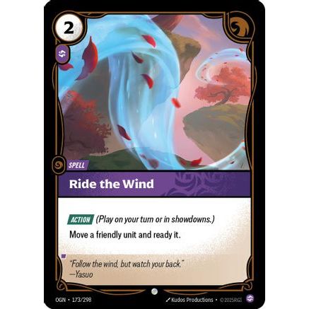 Ride The Wind (173/298) - Origins Foil
