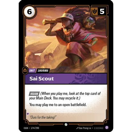 Sai Scout (174/298) - Origins Foil