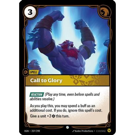 Call to Glory (207/298) - Origins Foil