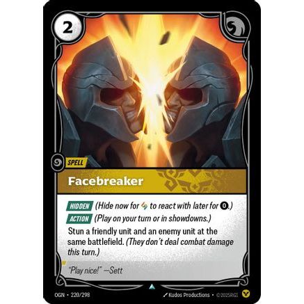 Facebreaker (220/298) - Origins Foil