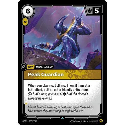 Peak Guardian (223/298) - Origins Foil