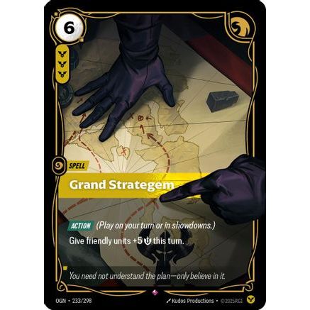 Grand Strategem (233/298) - Origins Foil