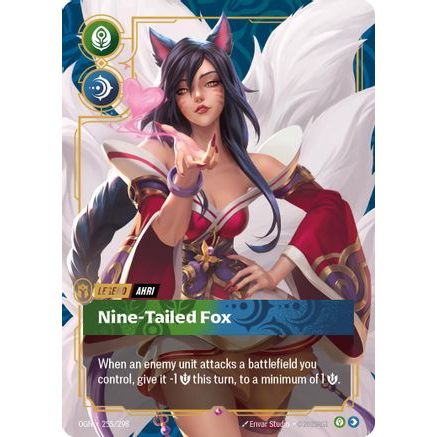Ahri - Nine-Tailed Fox (255/298) - Origins Foil